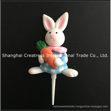 Fully Qualified Cake Decoration Cute Easter Bunny Polymer Clay